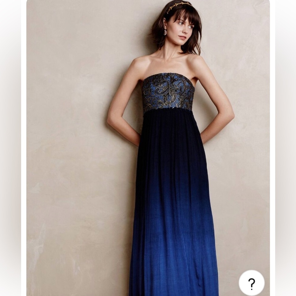 Moulinette Soeurs Ocean Fade Maxi Dress